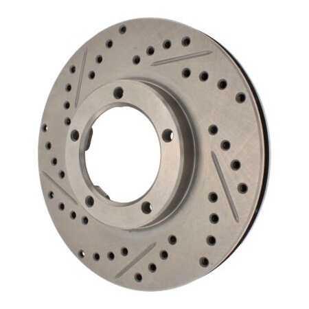 Centric StopTech Select Sport Drilled and Slotted Brake Rotor; Front Right, StopTech 227.44108R